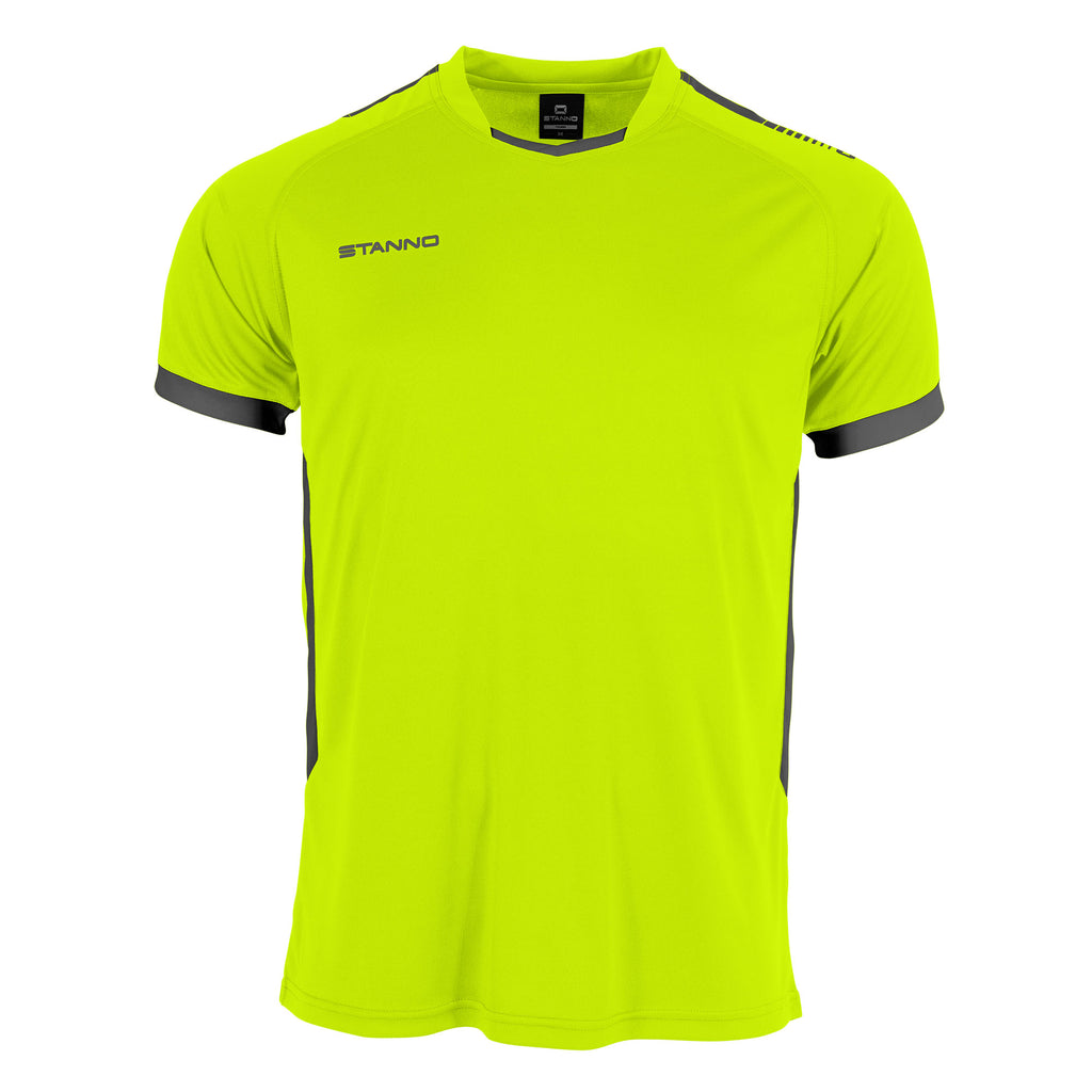 Stanno First SS Football Shirt (Neon Yellow/Anthracite)