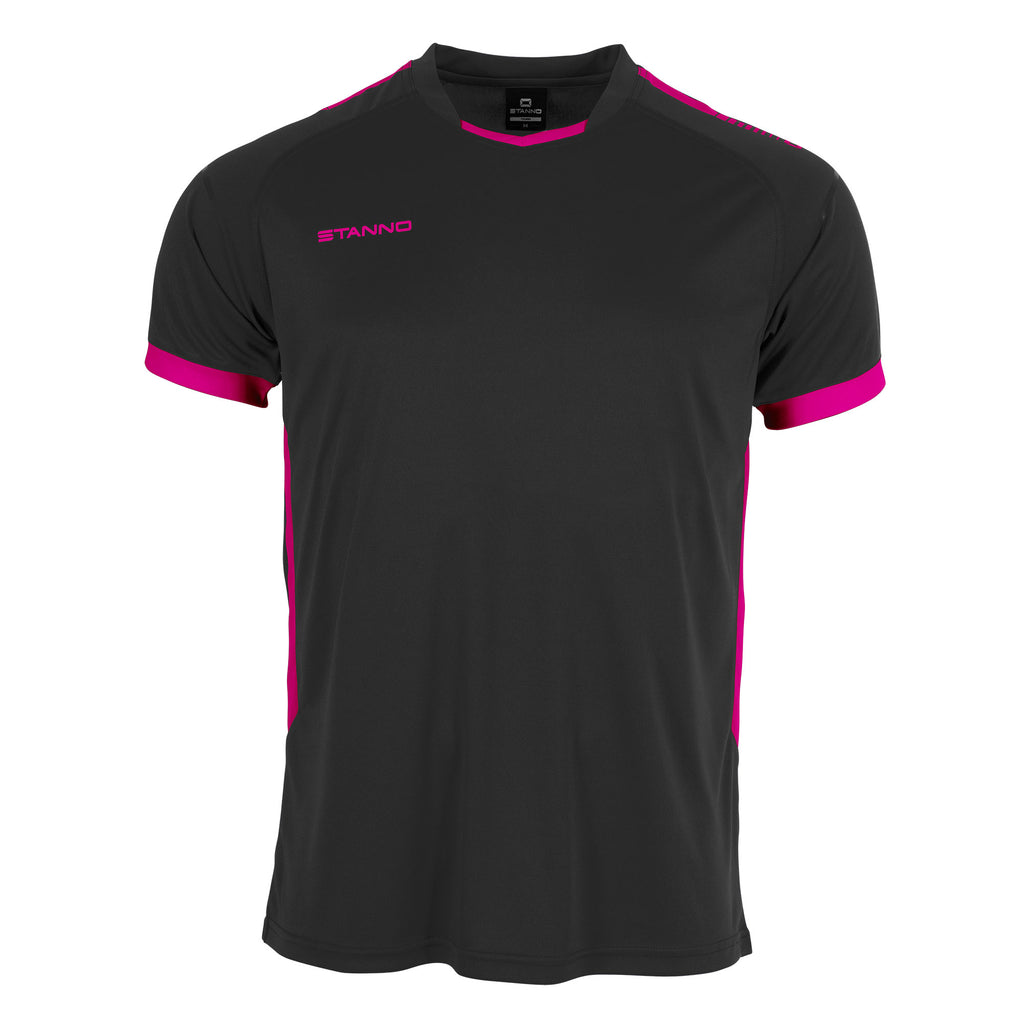 Stanno First SS Football Shirt (Black/Pink)