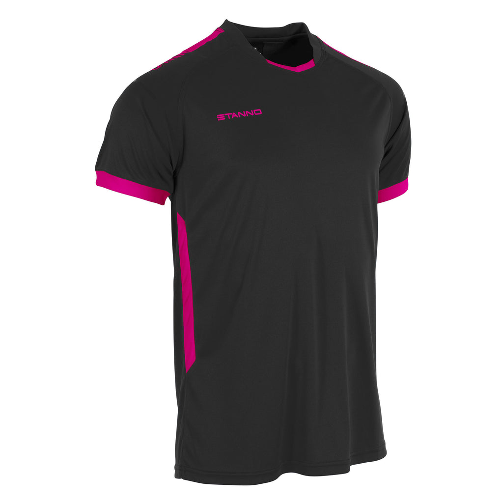 Stanno First SS Football Shirt (Black/Pink)