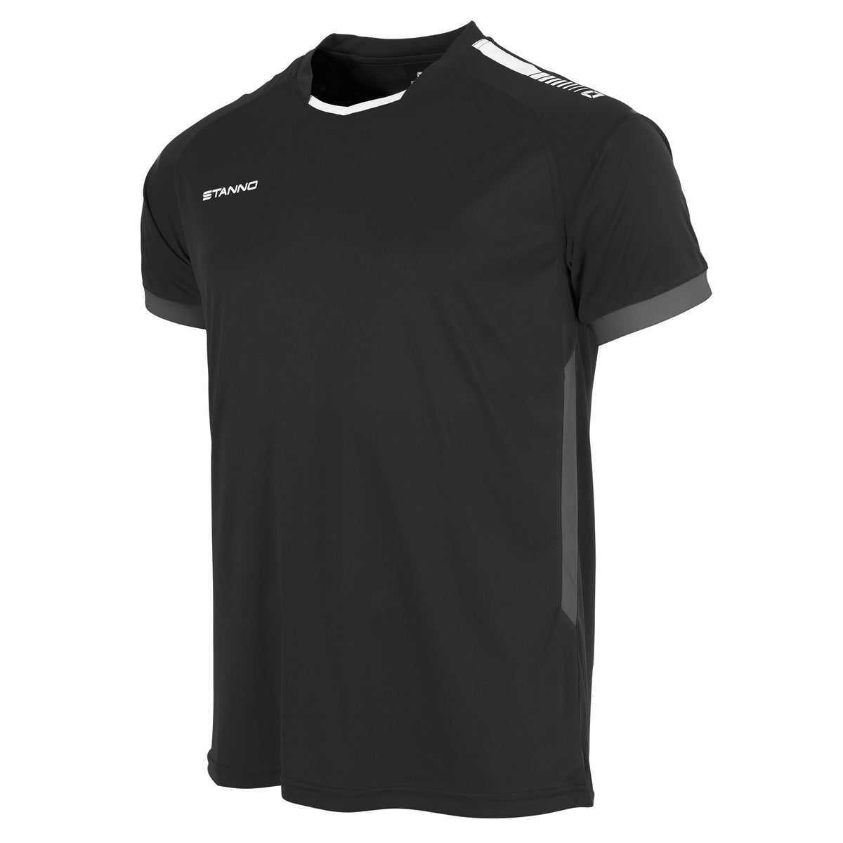 Stanno First SS Football Shirt (Black/Anthracite) – Customkit.com