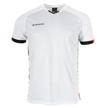 Load image into Gallery viewer, Stanno Volt SS Football Shirt (White/Black/Red)