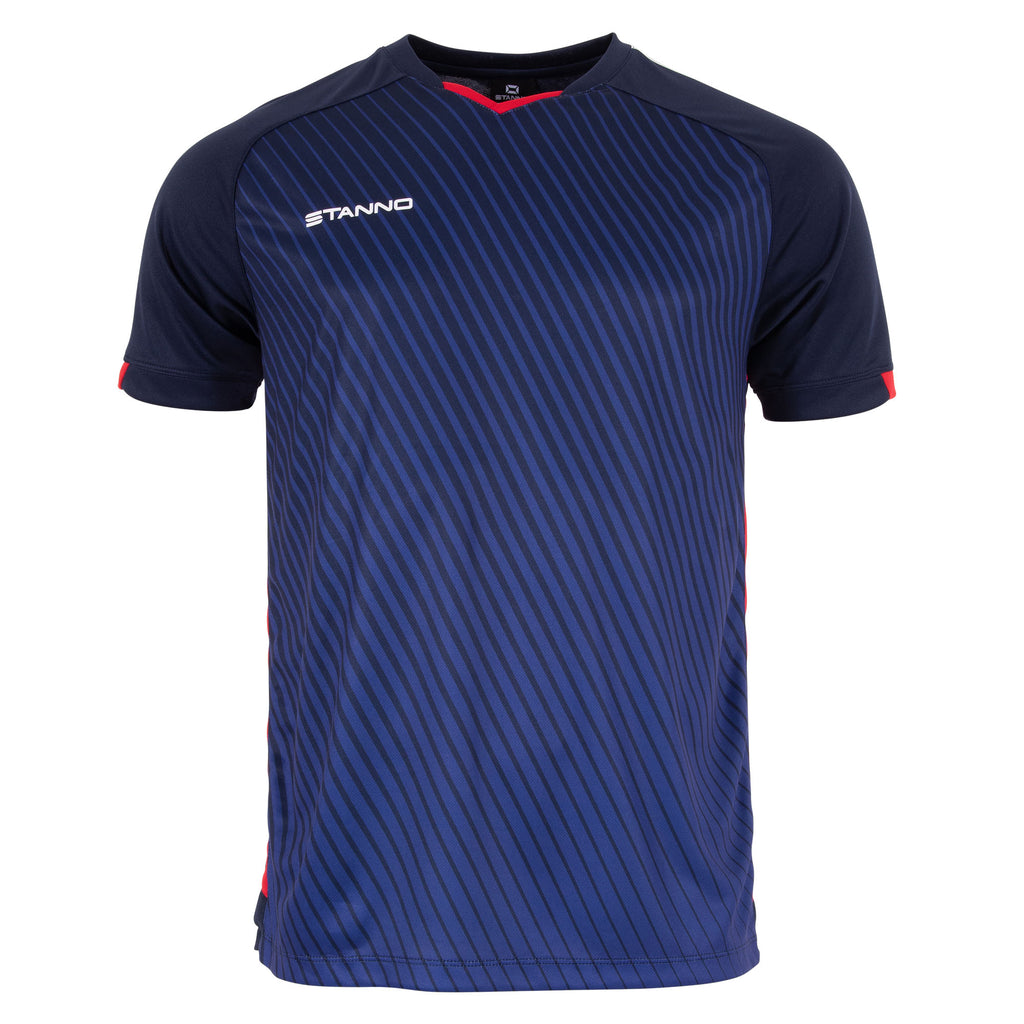 Stanno Volt SS Football Shirt (Navy/Red)