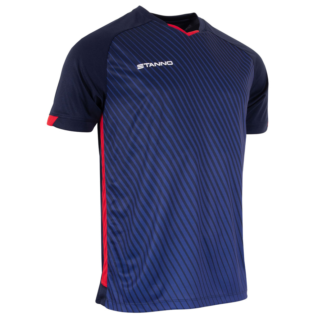 Stanno Volt SS Football Shirt (Navy/Red)