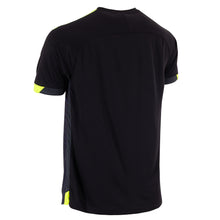 Load image into Gallery viewer, Stanno Volt SS Football Shirt (Black/Anthracite/Neon Yellow)