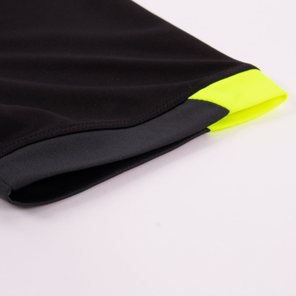 Stanno Volt SS Football Shirt (Black/Anthracite/Neon Yellow)