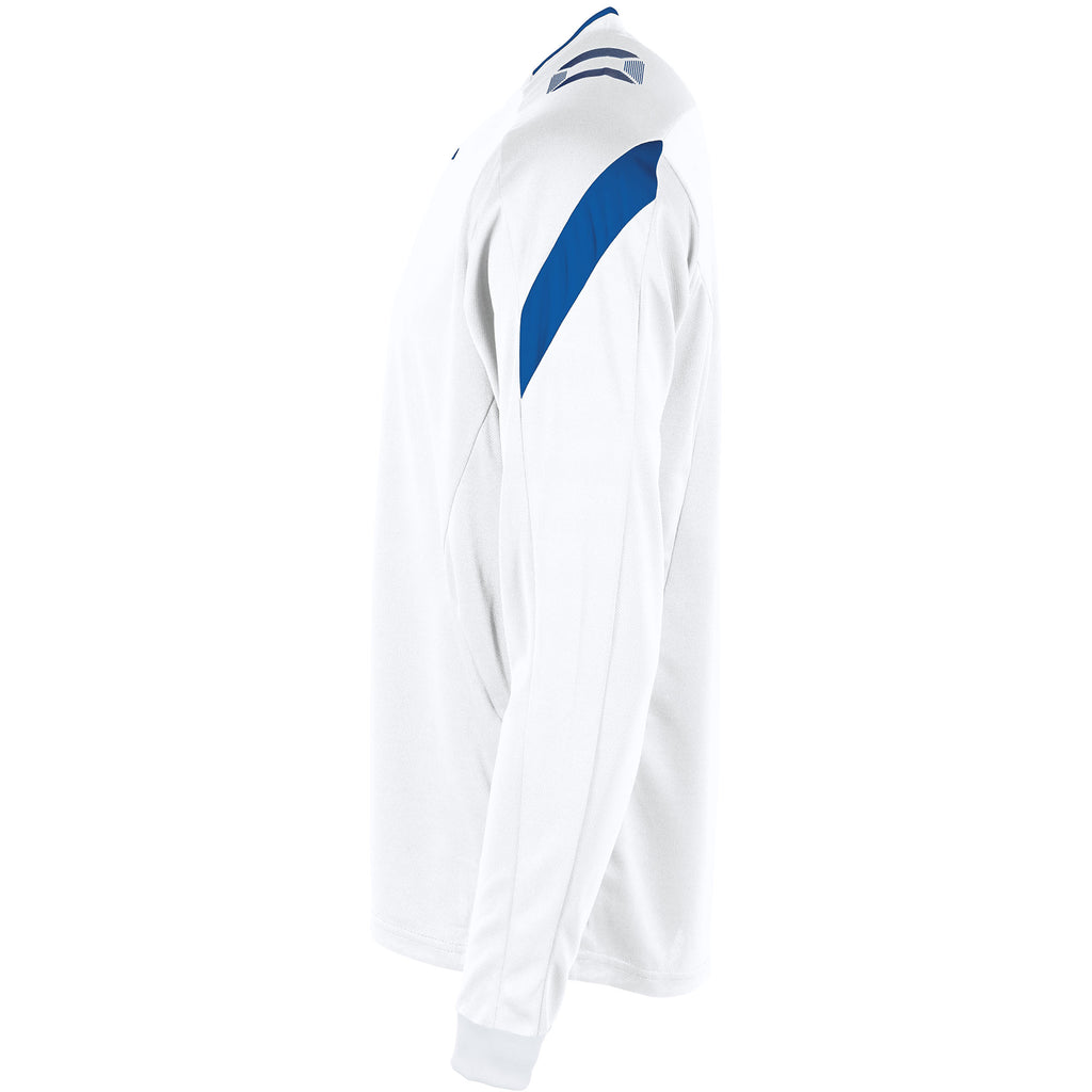 Stanno Drive LS Football Shirt (White/Royal)