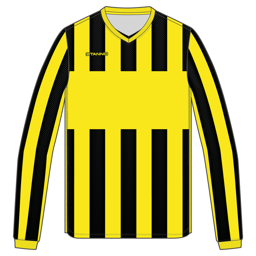 Stanno Aspire LS Football Shirt (Yellow/Black)