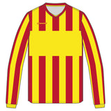 Stanno Aspire LS Football Shirt (Red/Yellow)