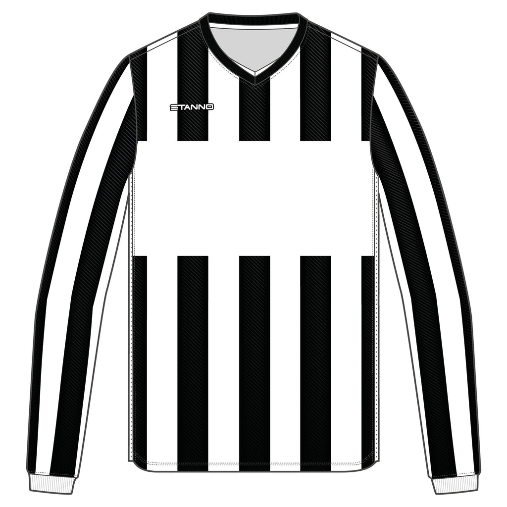 Stanno Aspire LS Football Shirt (Black/White)