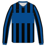 Stanno Aspire LS Football Shirt (Black/Royal)