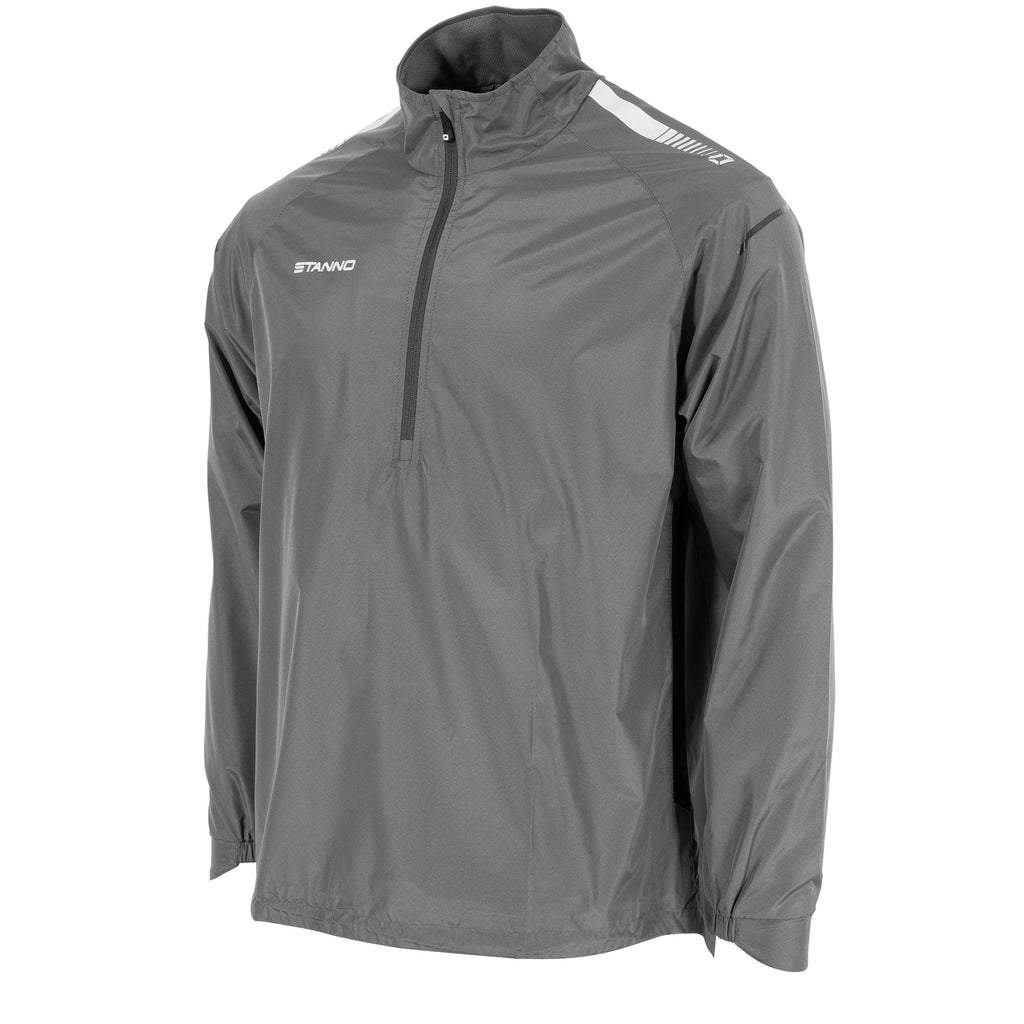 Stanno First Half Zip Windbreaker (Grey/Black)