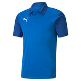 Puma TeamGOAL Sideline Polo (Electric Blue Lemonade/Team Power Blue)