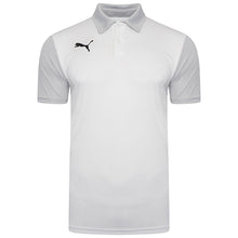 Load image into Gallery viewer, Puma TeamGOAL Sideline Polo (White/Grey Violet)