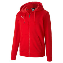 Load image into Gallery viewer, Puma TeamGOAL Zip Hoody (Puma Red)