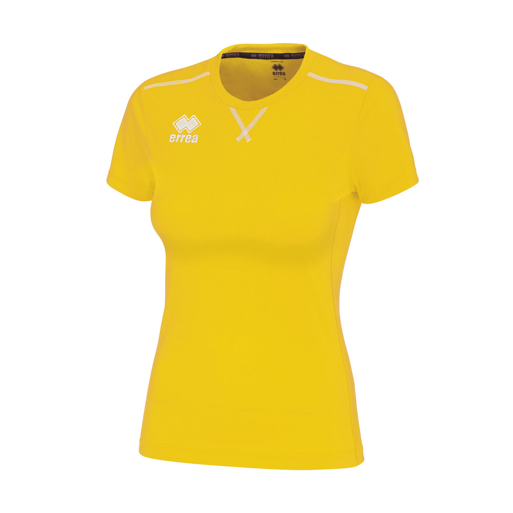 Errea Women's Marion Short Sleeve Shirt (Yellow)