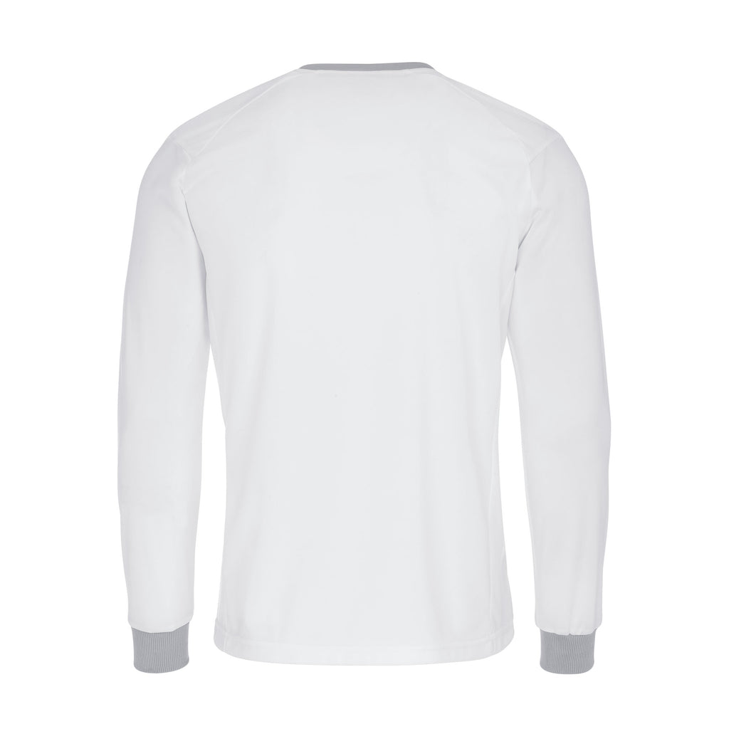 Errea Lennox Long Sleeve Shirt (White/Grey)