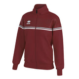 Errea Women's Diana Full-Zip Jacket (Maroon/Grey/White)