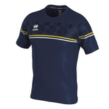 Errea Diamantis Short Sleeve Shirt (Navy/Yellow/White)