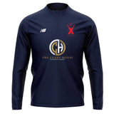 Cound CC New Balance Training 1/4 Zip Slim Fit Midlayer (Navy)