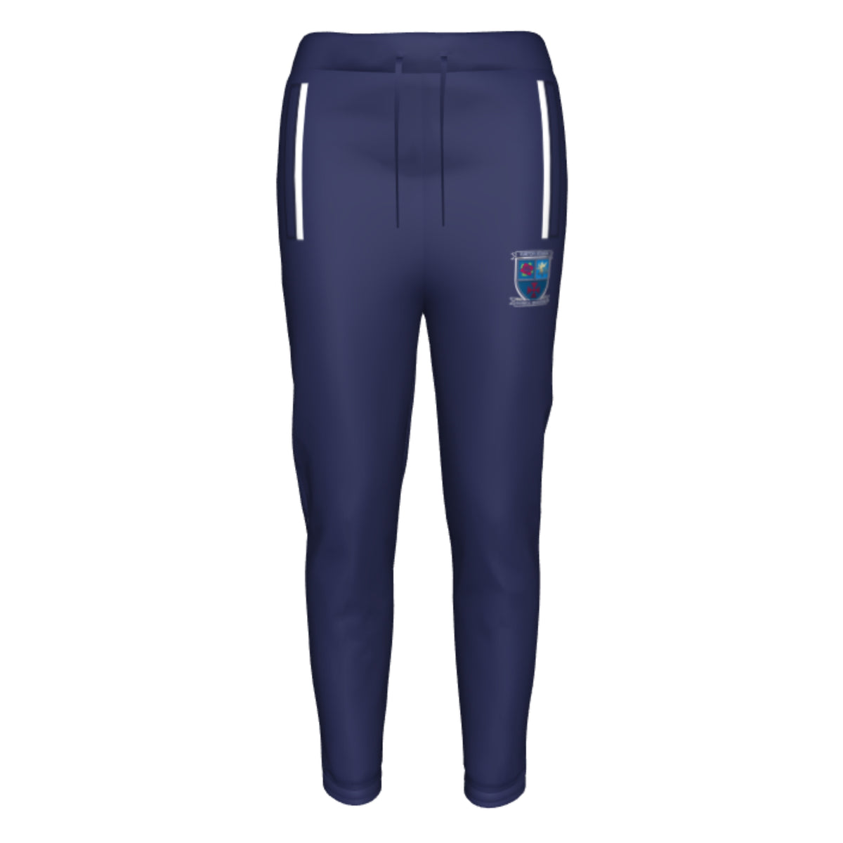 Turton School Girls PE Track Pant (Navy/White) – Customkit.com