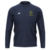 Margam CC New Balance Teamwear Training 1/4 Zip Knitted Midlayer (Navy)